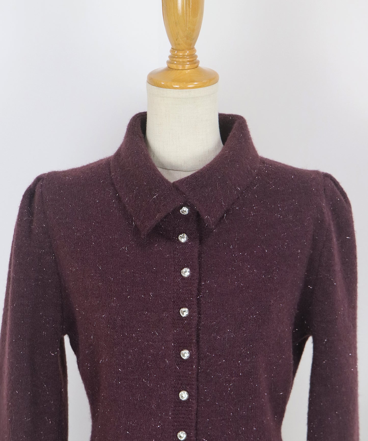 【早割5％OFF】ラメペプラムカーディガン