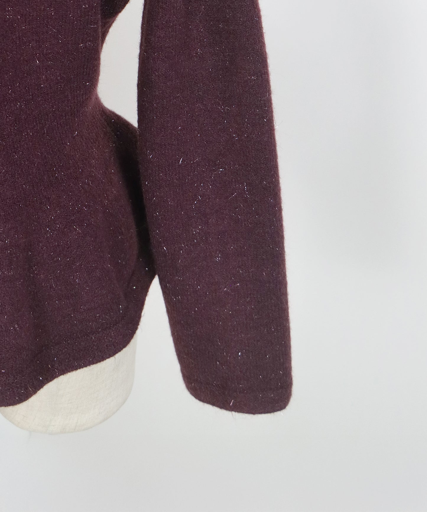 【早割5％OFF】ラメペプラムカーディガン