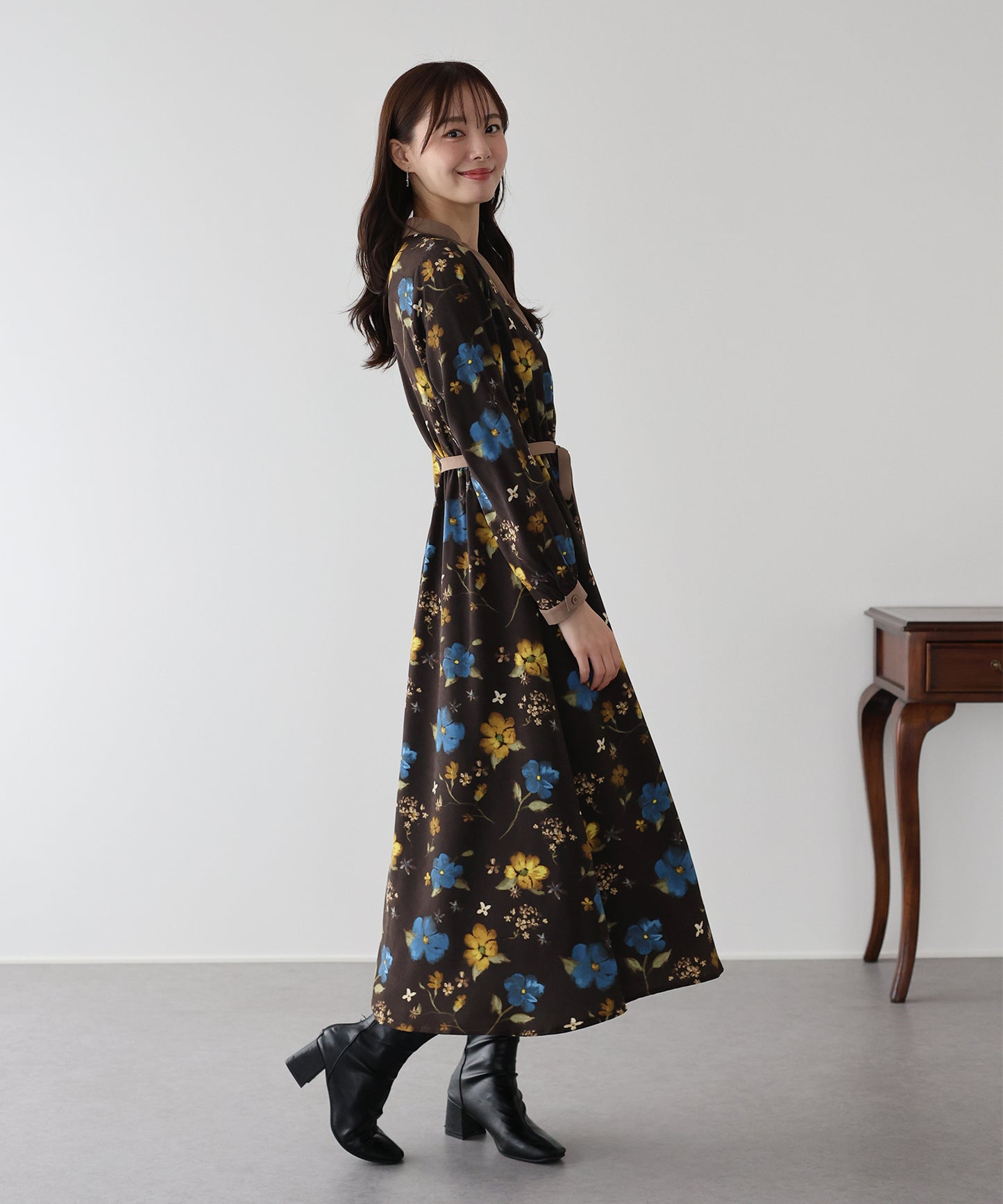 【SALE】リボンフロッキーワンピース