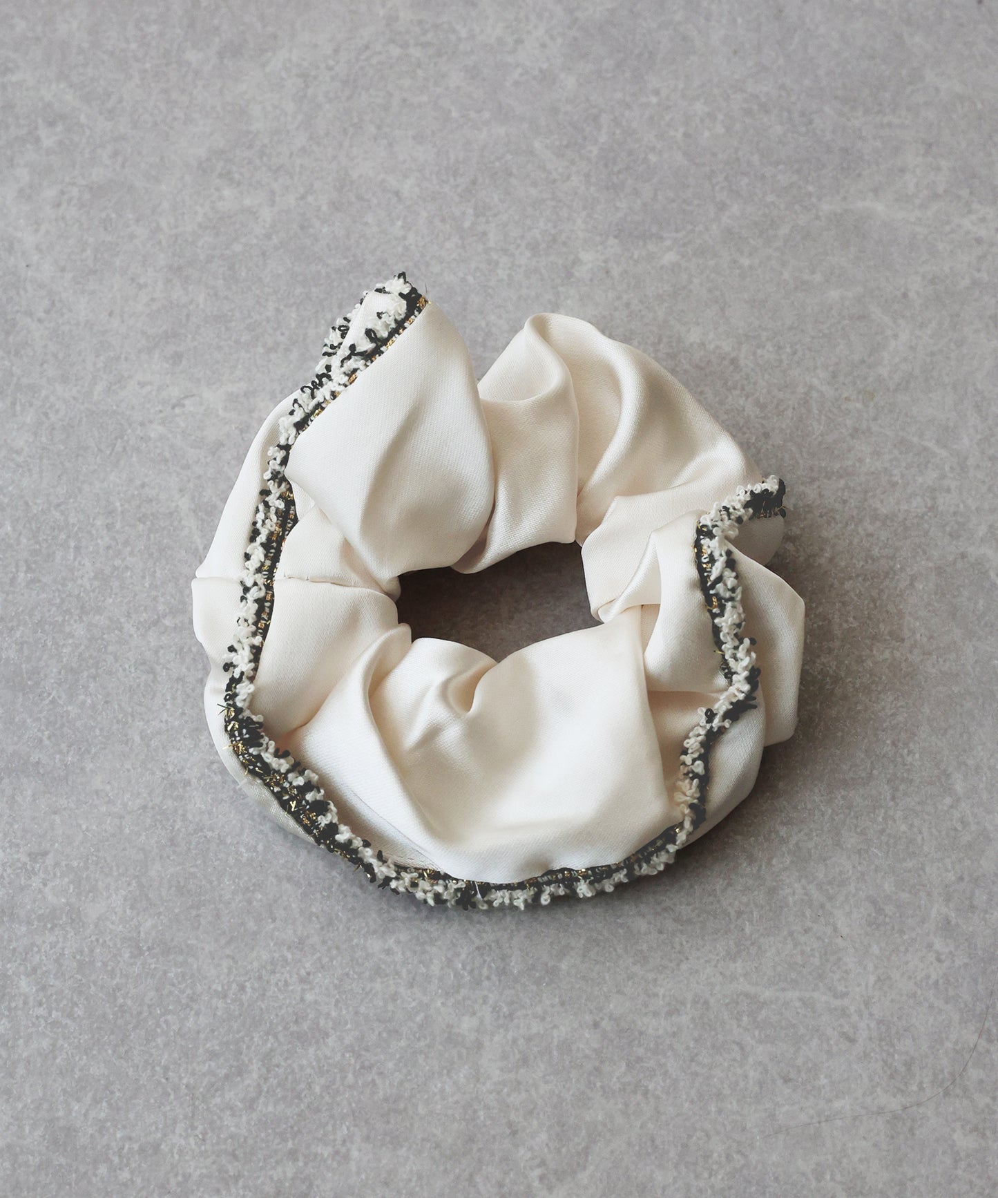 【早割5％OFF】ツイードサテンシュシュ【ネコポス】