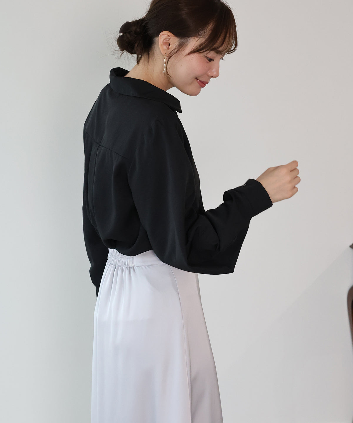 【早割5％OFF】カシュクールライクデザインブラウス【メール便】