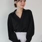 【早割5％OFF】カシュクールライクデザインブラウス【メール便】