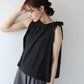 【SALE】ドットジャガードリボンブラウス