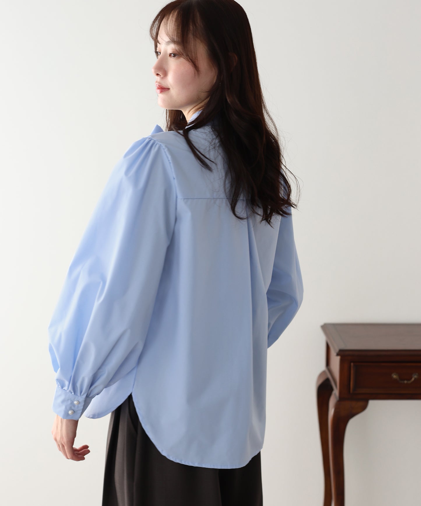 ビッグリボンボウタイブラウス【ネコポス】