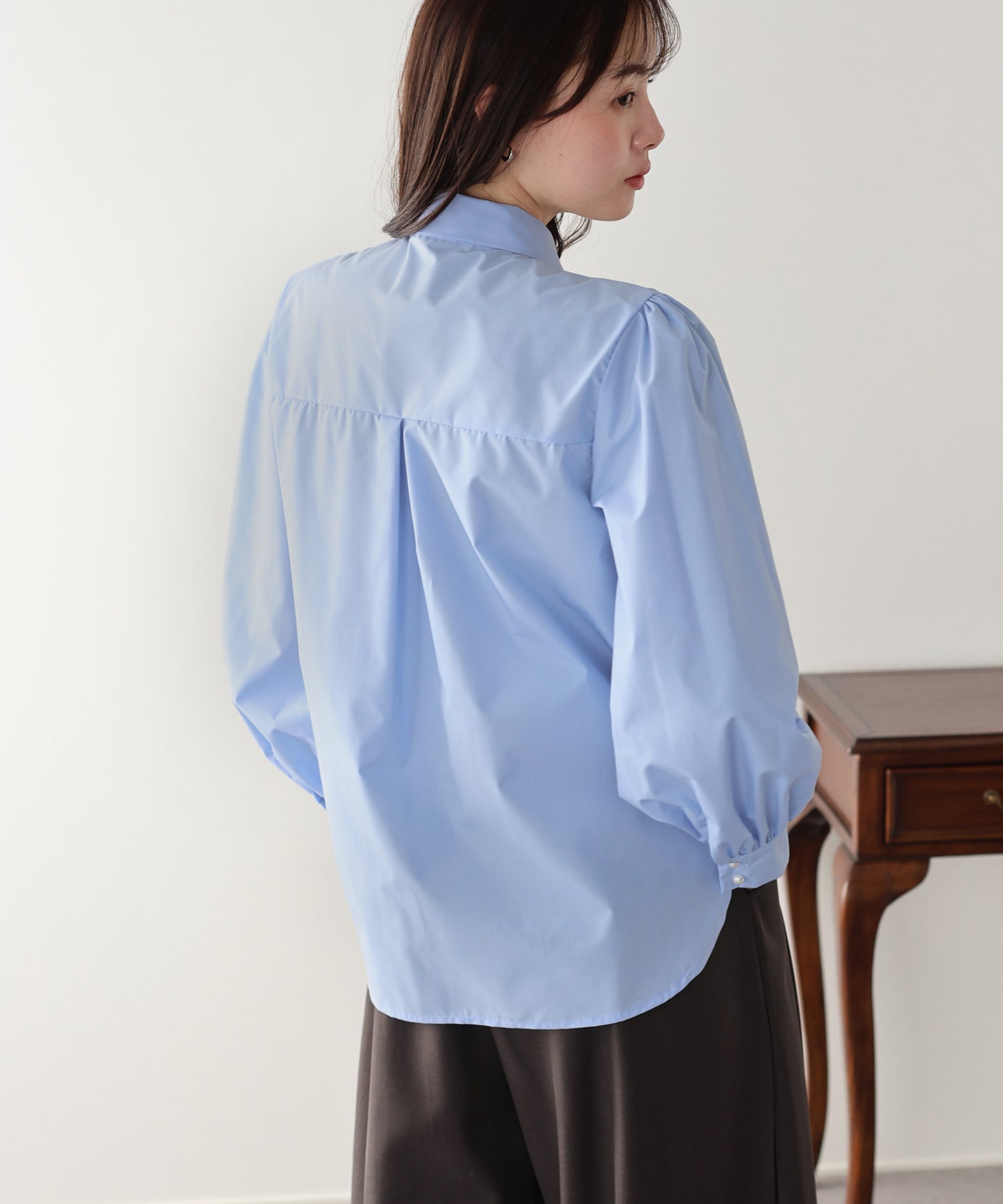 ビッグリボンボウタイブラウス【ネコポス】