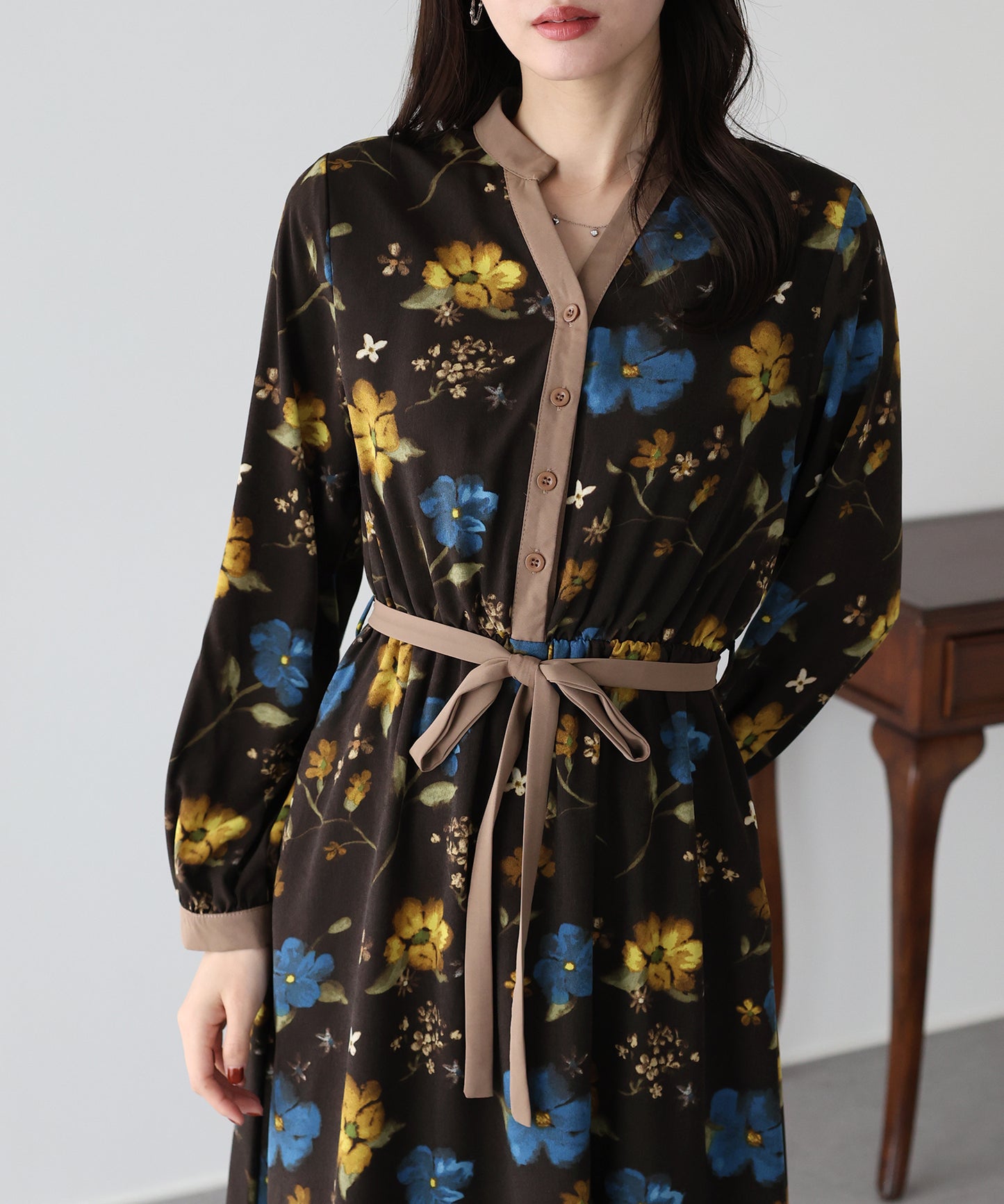 【SALE】リボンフロッキーワンピース