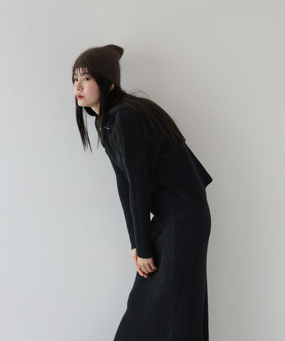 【TIME SALE】ハーフジップニットスーツ[J by blue]