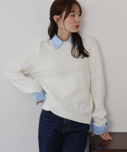 シャツドッキングニット