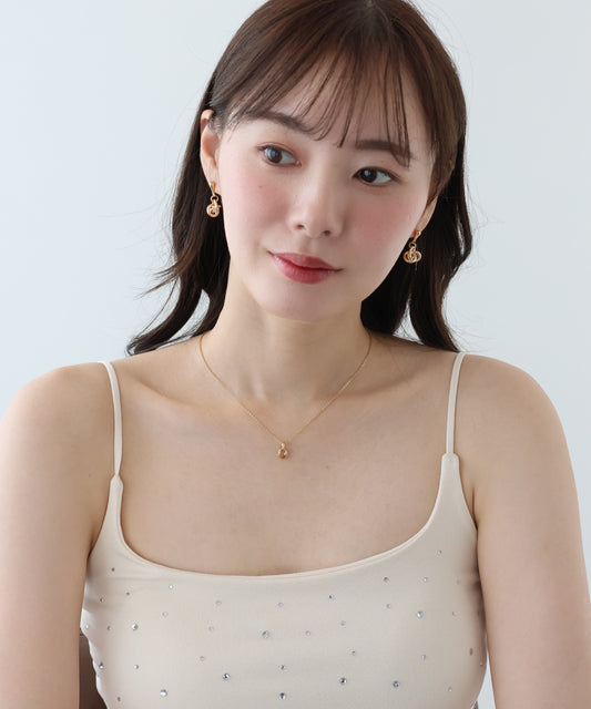 ノットモチーフピアス【メール便】