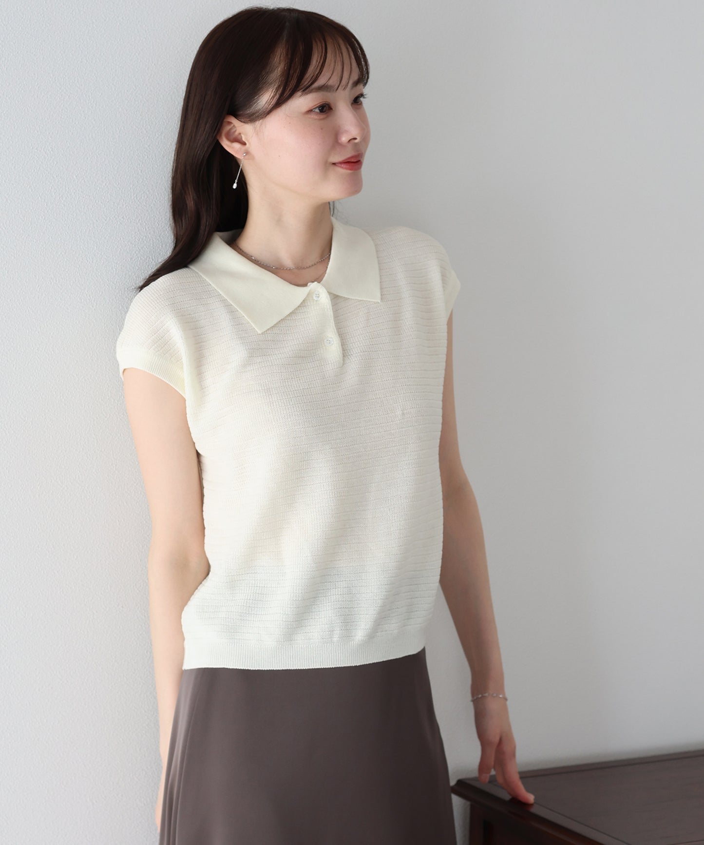 【早割5％OFF】フレンチリブポロニット【ネコポス】