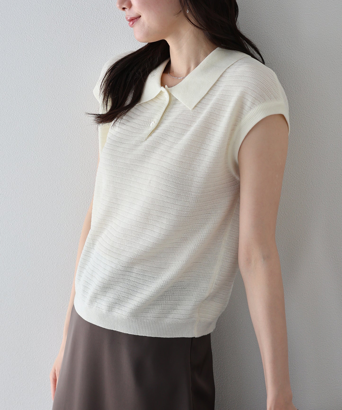 【早割5％OFF】フレンチリブポロニット【ネコポス】