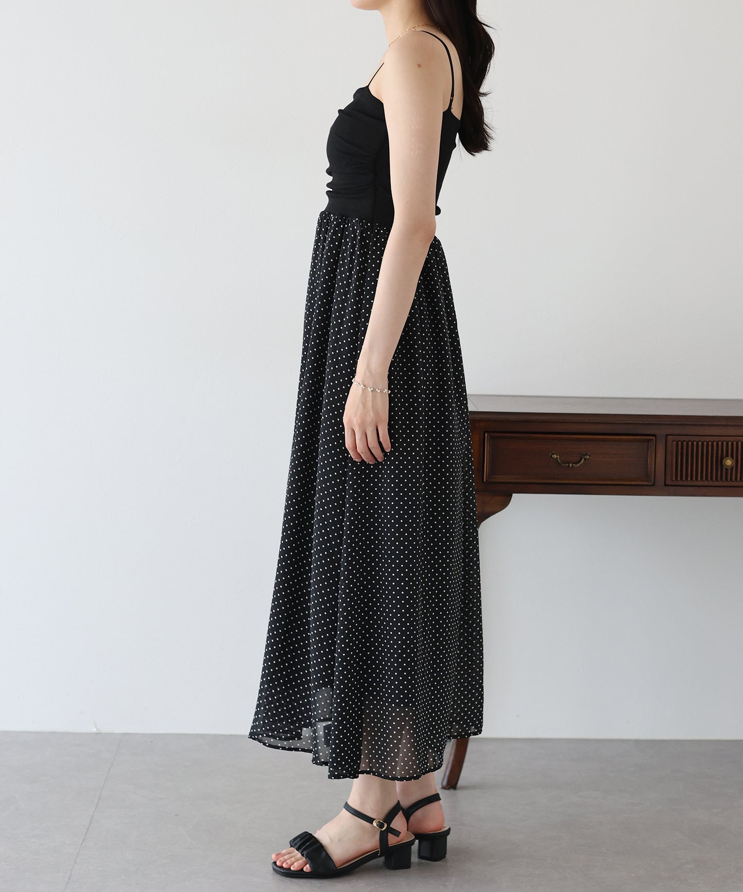 【TIME SALE】カップ付きキャミワンピース