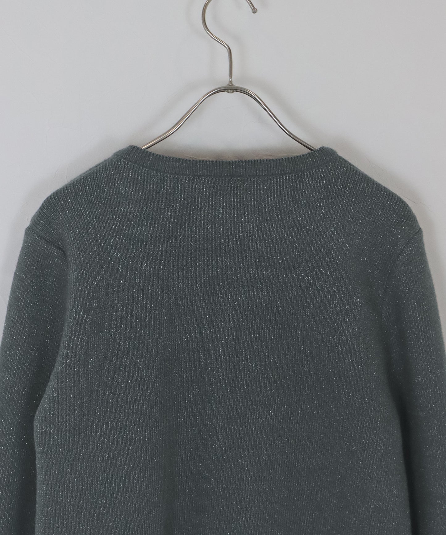 ゴールドボタンラメニットジャケット