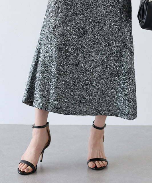【SALE】スパンコールラメマーメイドスカート