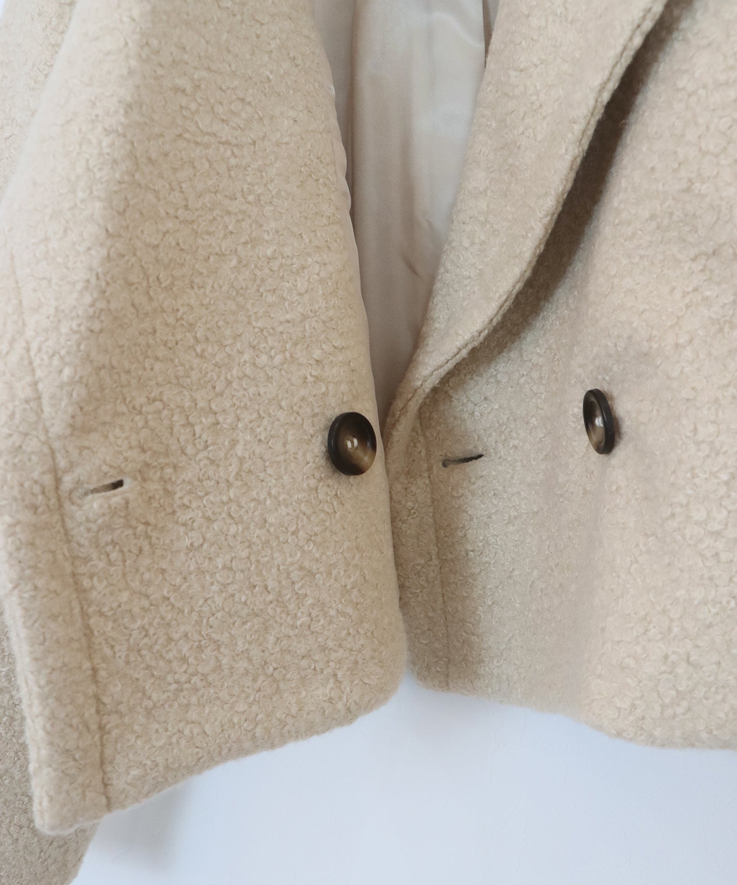 プードルボアショートコート