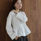 【早割5％OFF】ペプラムシャーリングシャツ