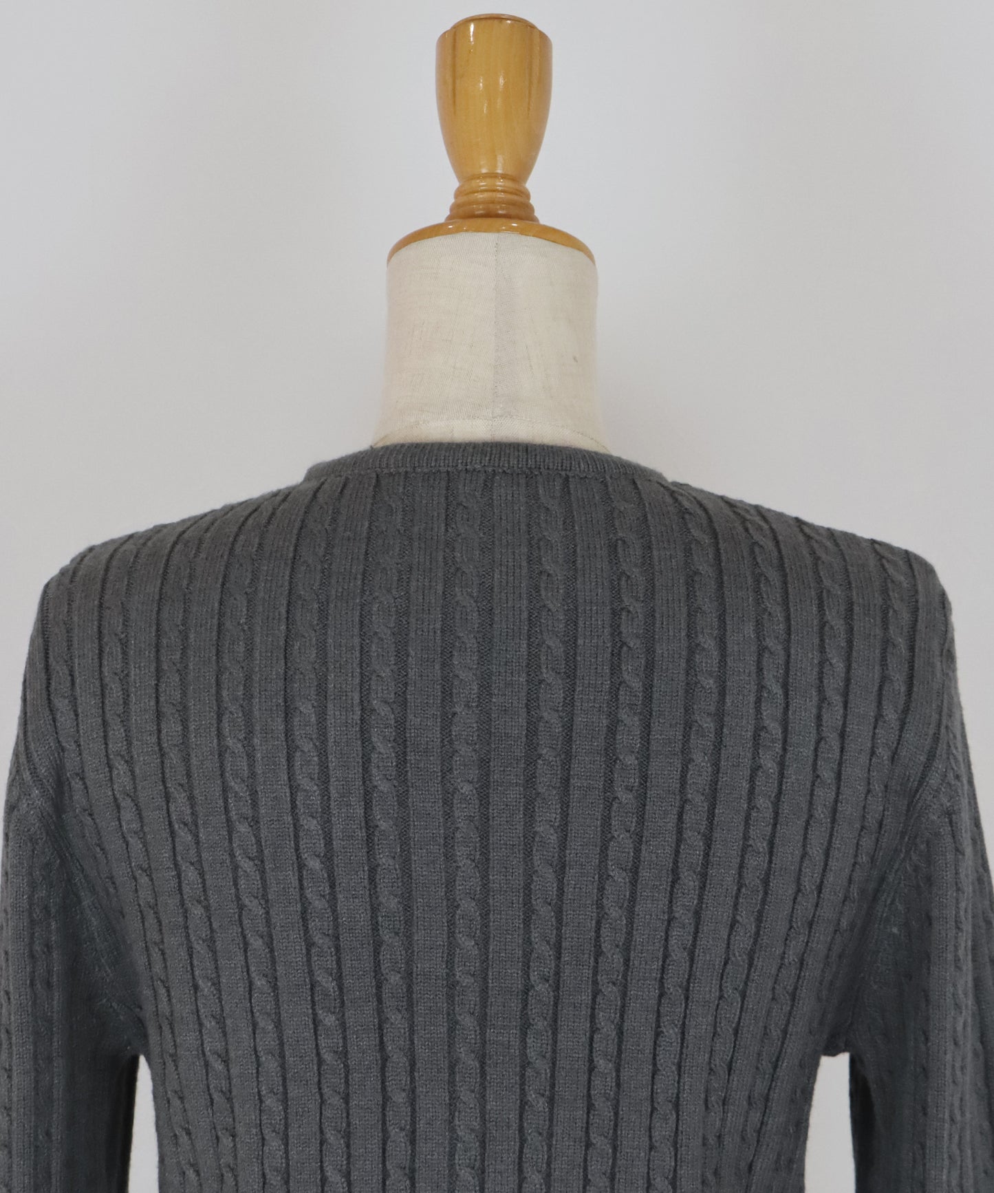 【早割5％OFF】袖ファーケーブルカーディガン