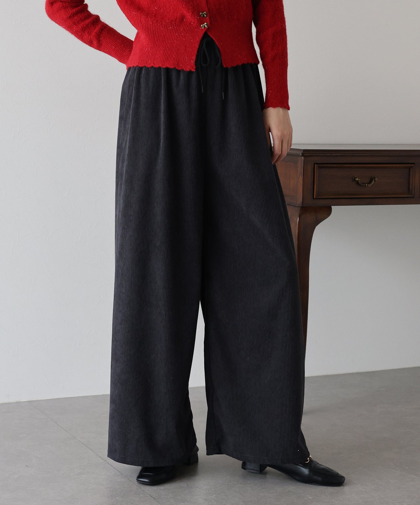 コーデュロイイージーパンツ