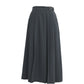サイドベルトプリーツスカート