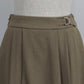 サイドベルトプリーツスカート