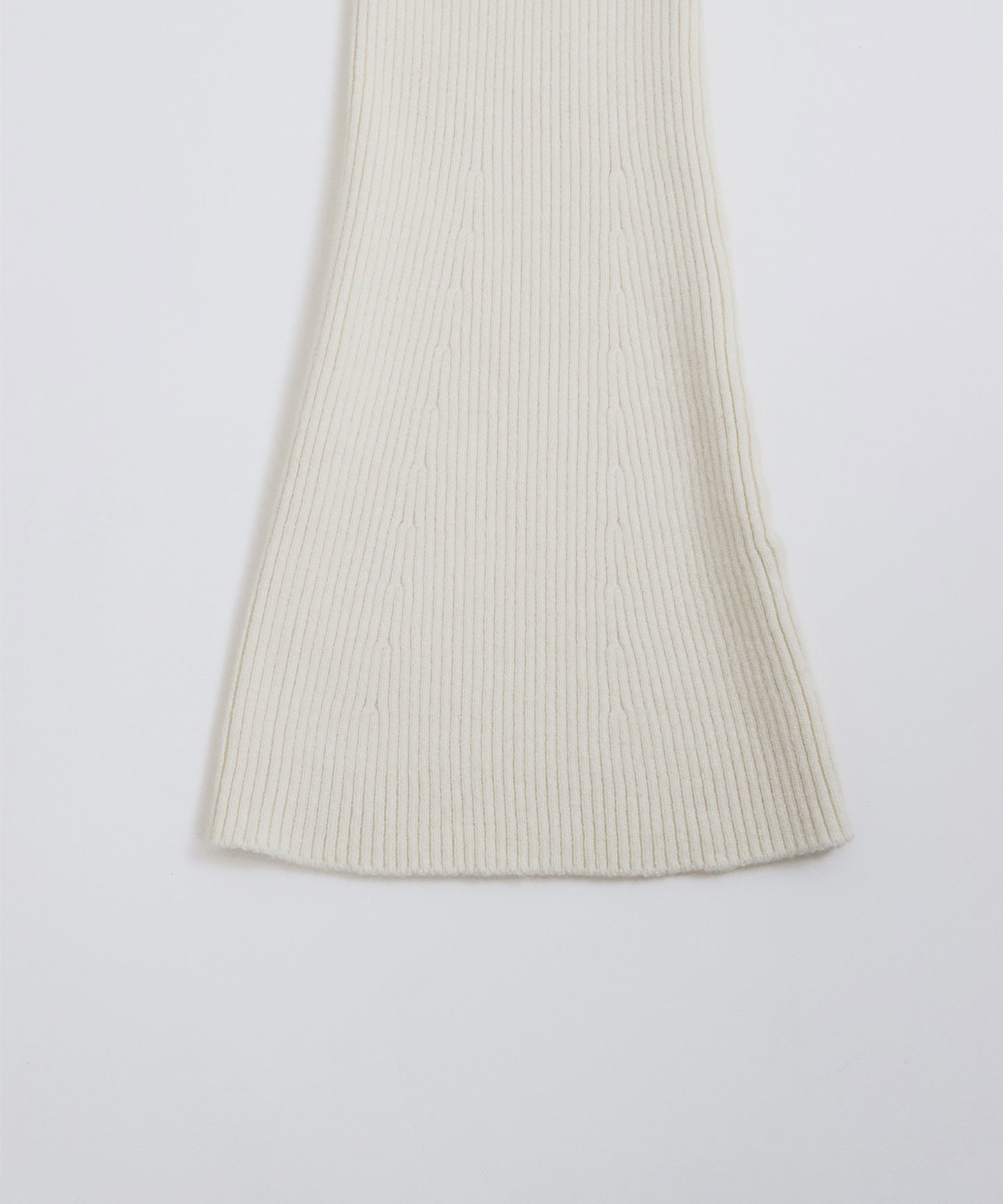 ベロアリボンリブニット