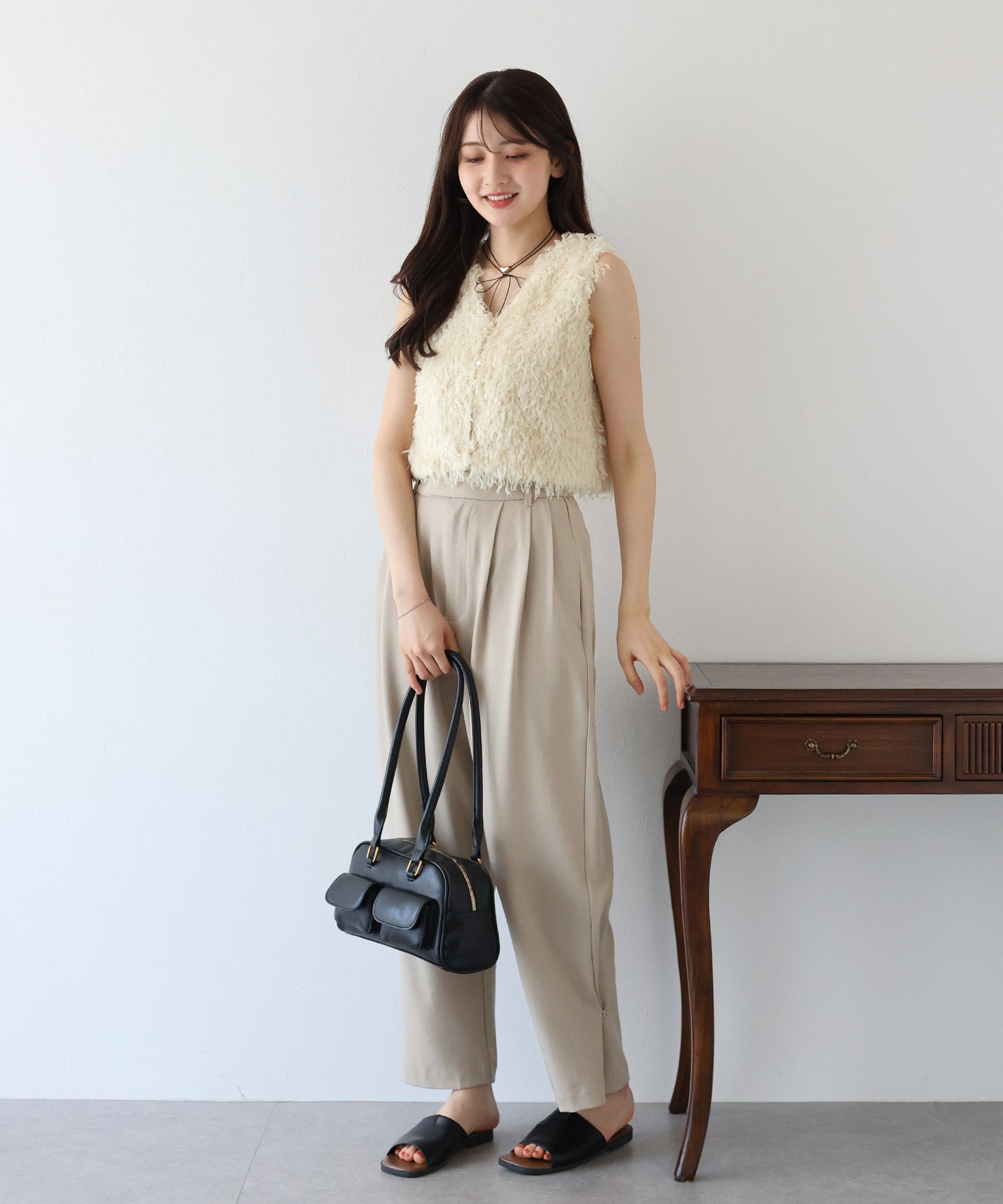 フェザーフリンジベスト
