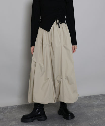 【早割5％OFF】ランダムタックバルーンスカート[J by blue]