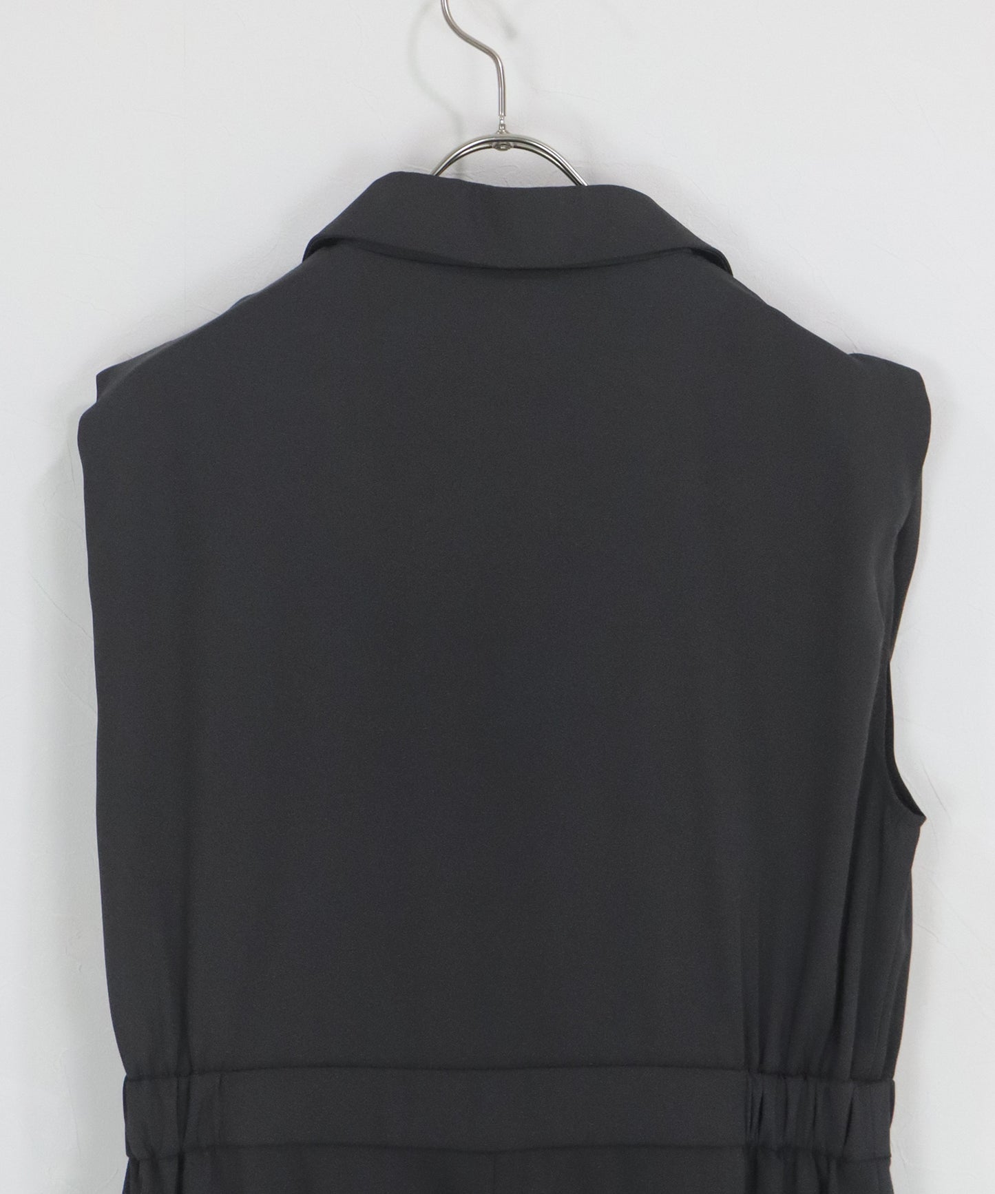 テーラードオールインワンパンツドレス+ジャガードチュールトップスSET