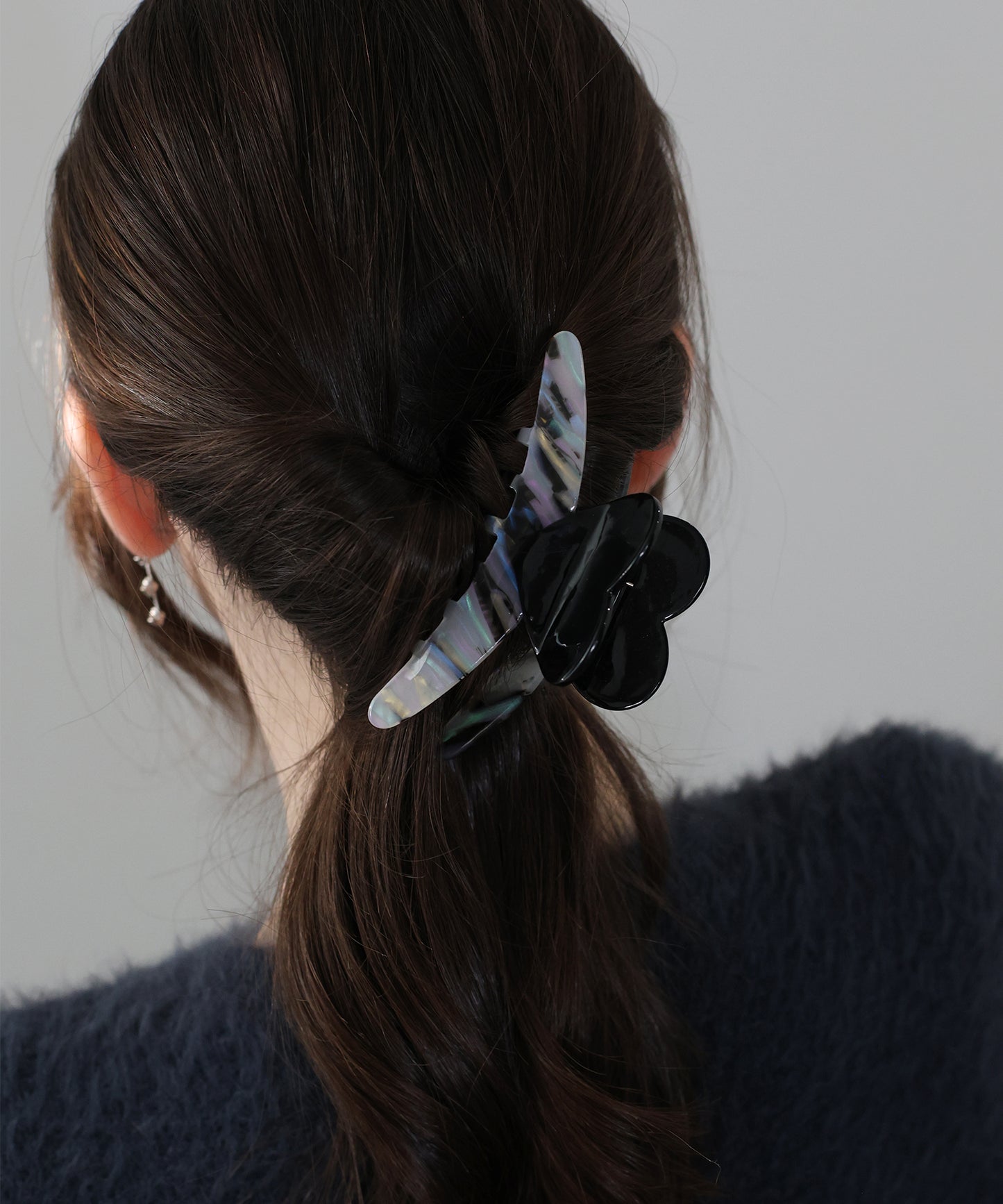 マーブルハートバンスクリップ