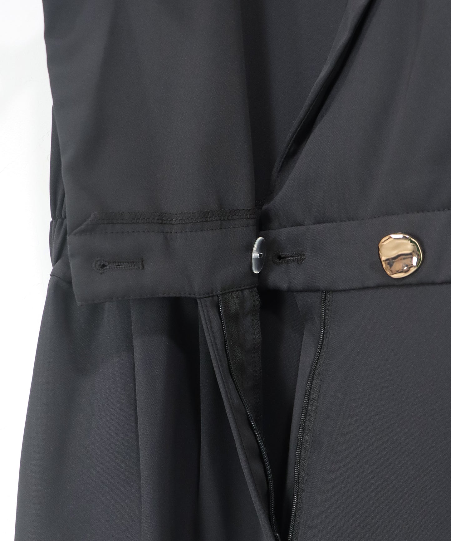 テーラードオールインワンパンツドレス+ジャガードチュールトップスSET