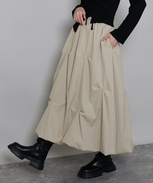 【早割5％OFF】ランダムタックバルーンスカート[J by blue]