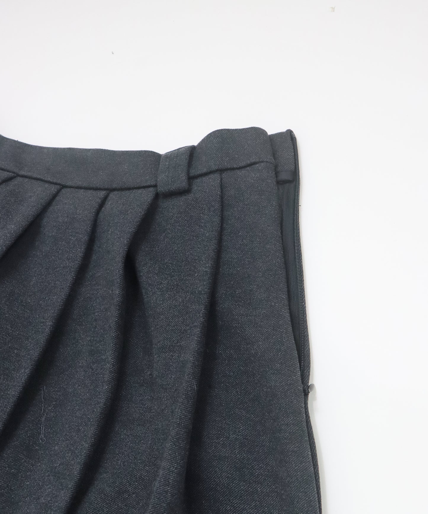 メルトンプリーツスカート