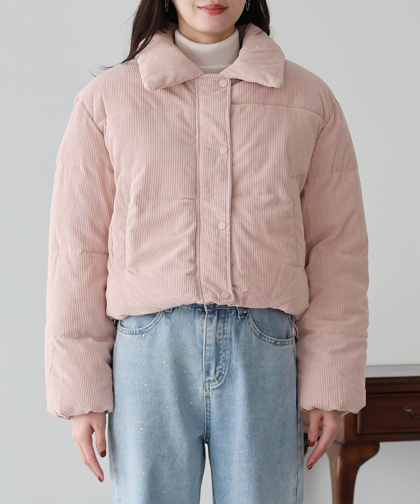 コーデュロイダウンジャケット