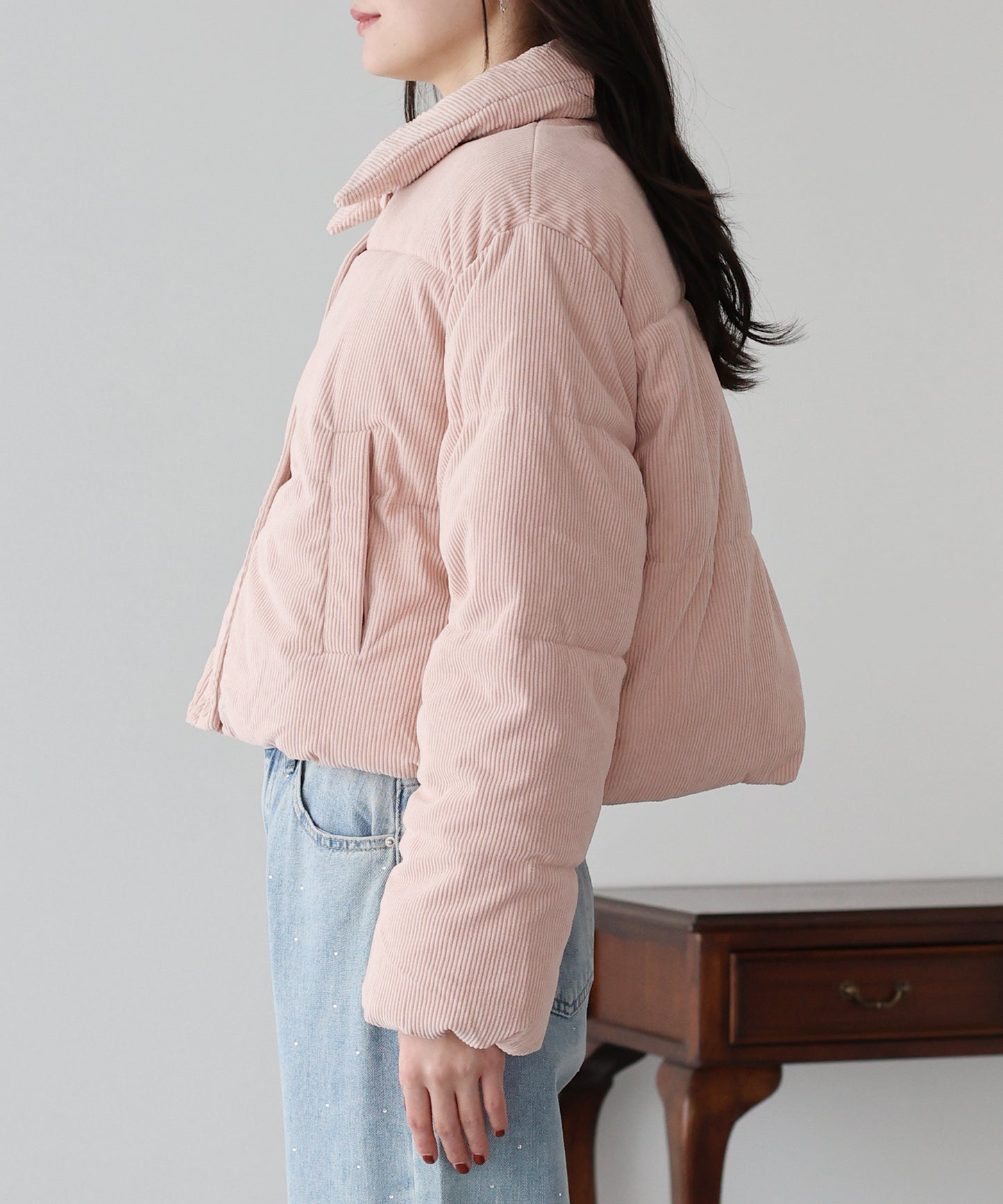 コーデュロイダウンジャケット