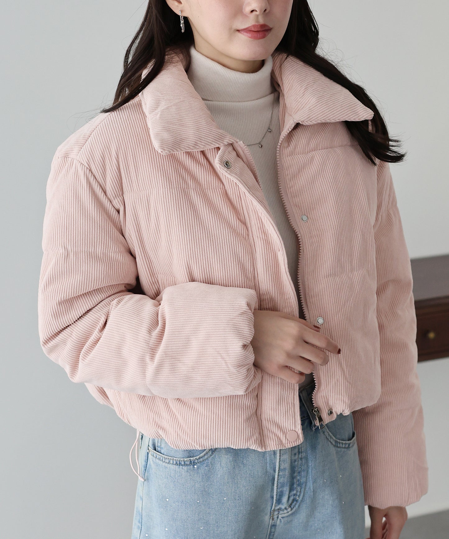 コーデュロイダウンジャケット