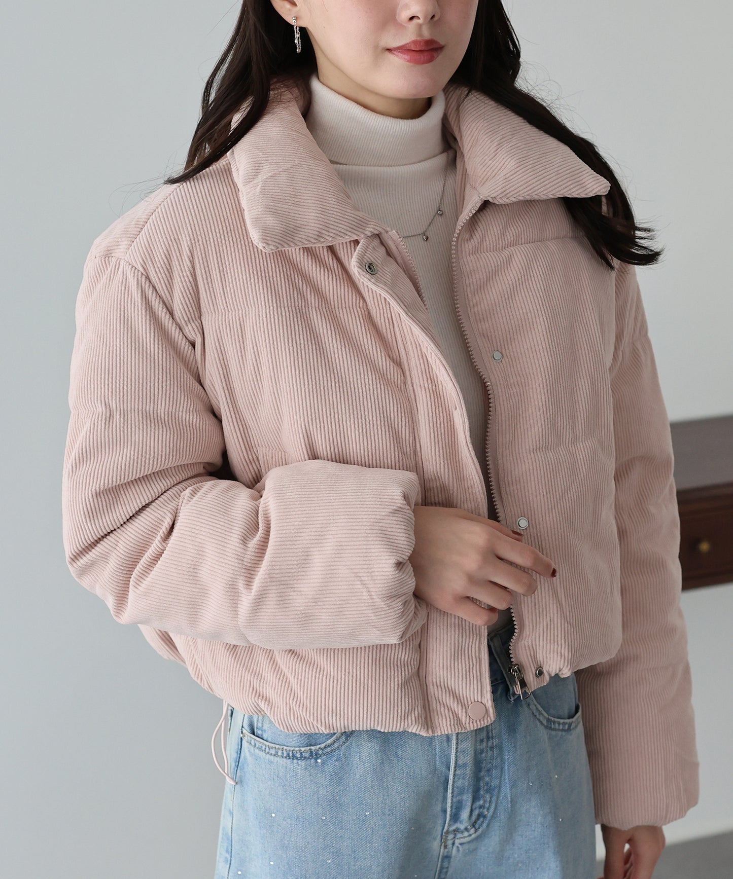 コーデュロイダウンジャケット