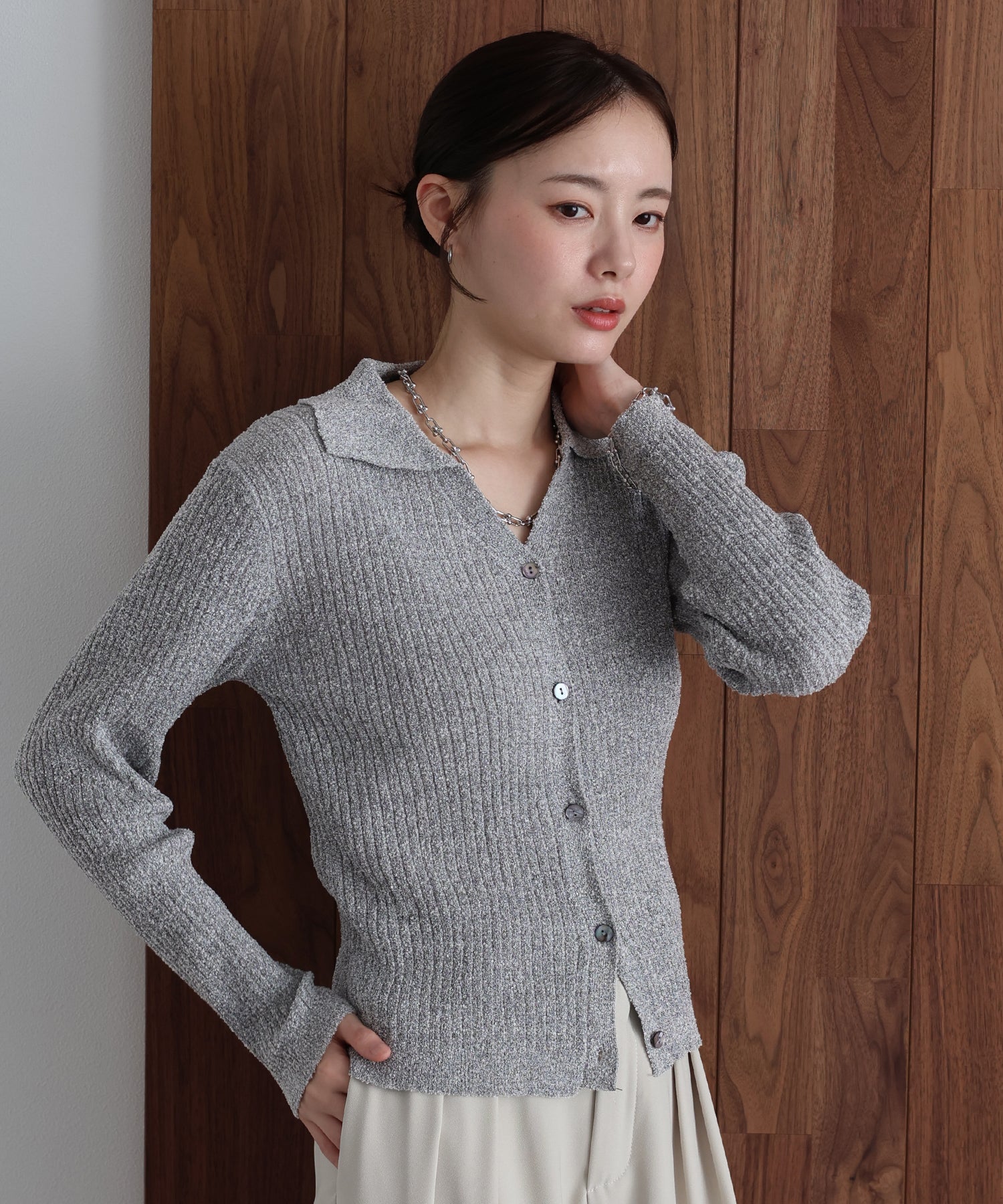 J by blue ]メランジスキッパーニット – BLUE ONLINE