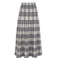 ロングチェックスカート
