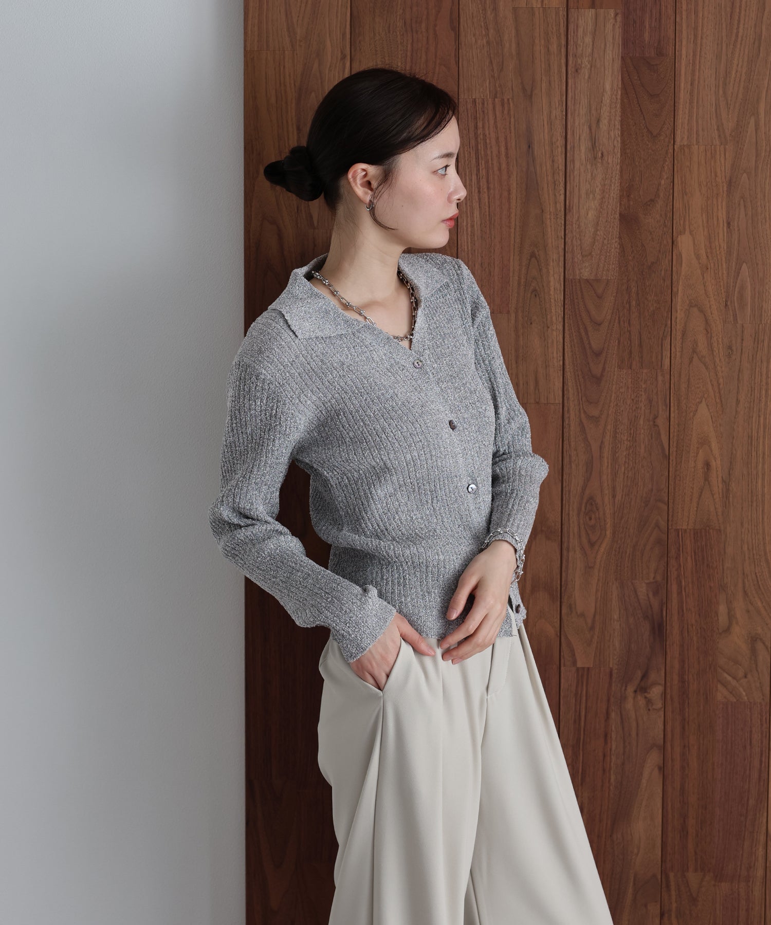 J by blue ]メランジスキッパーニット – BLUE ONLINE
