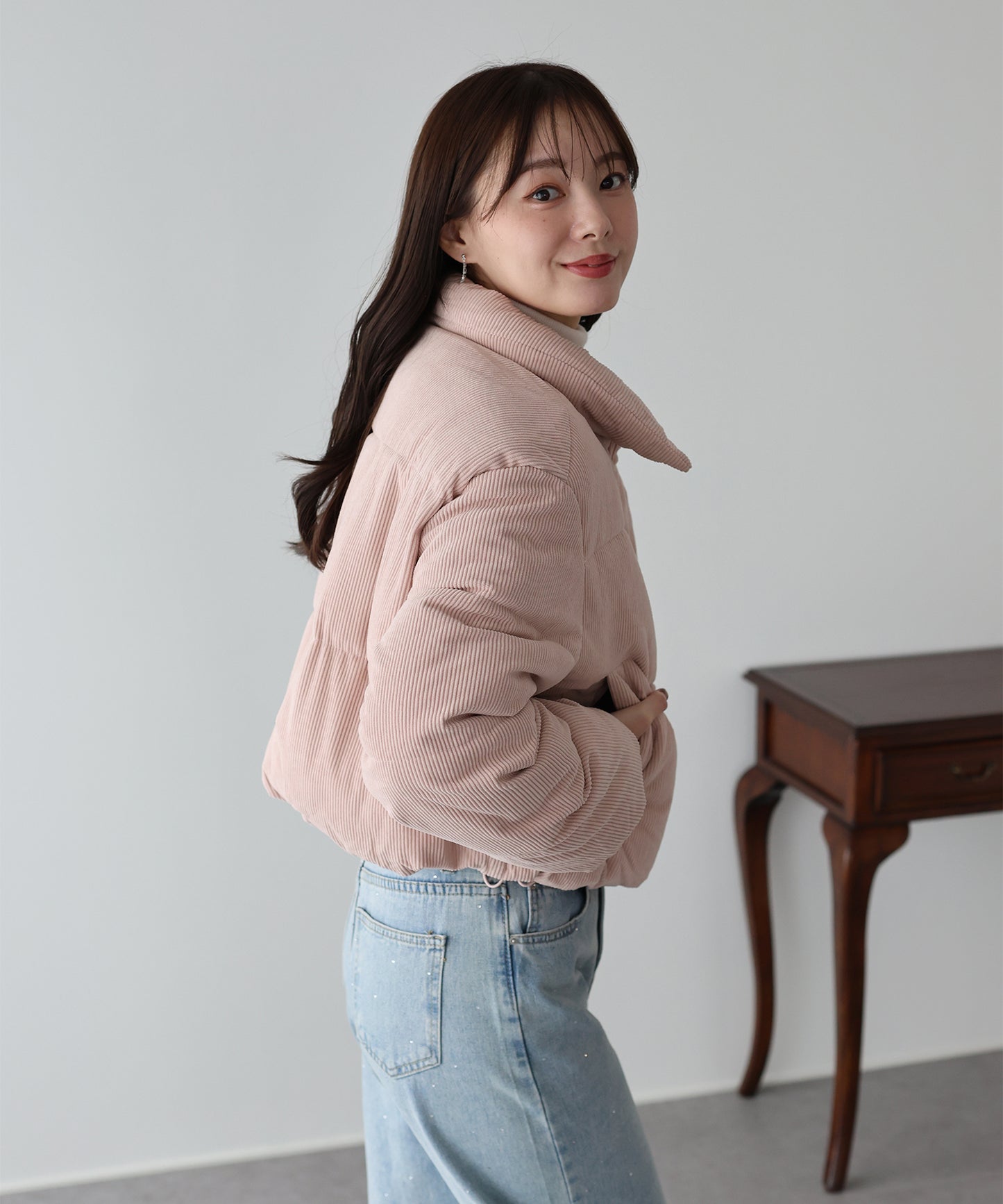 コーデュロイダウンジャケット