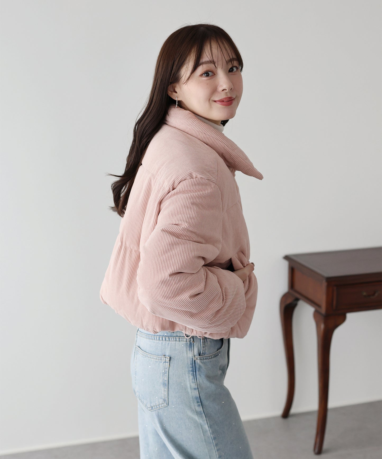 コーデュロイダウンジャケット