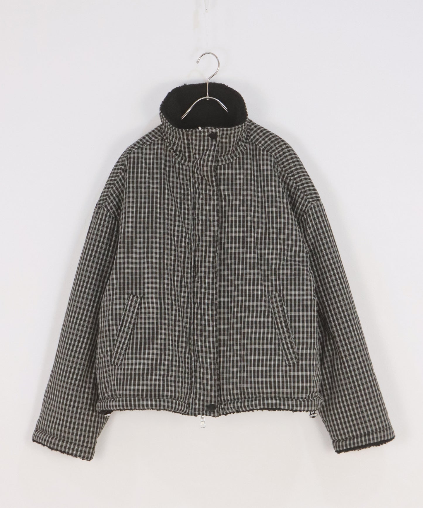 【早割5％OFF】2WAYボアチェックダウンジャケット