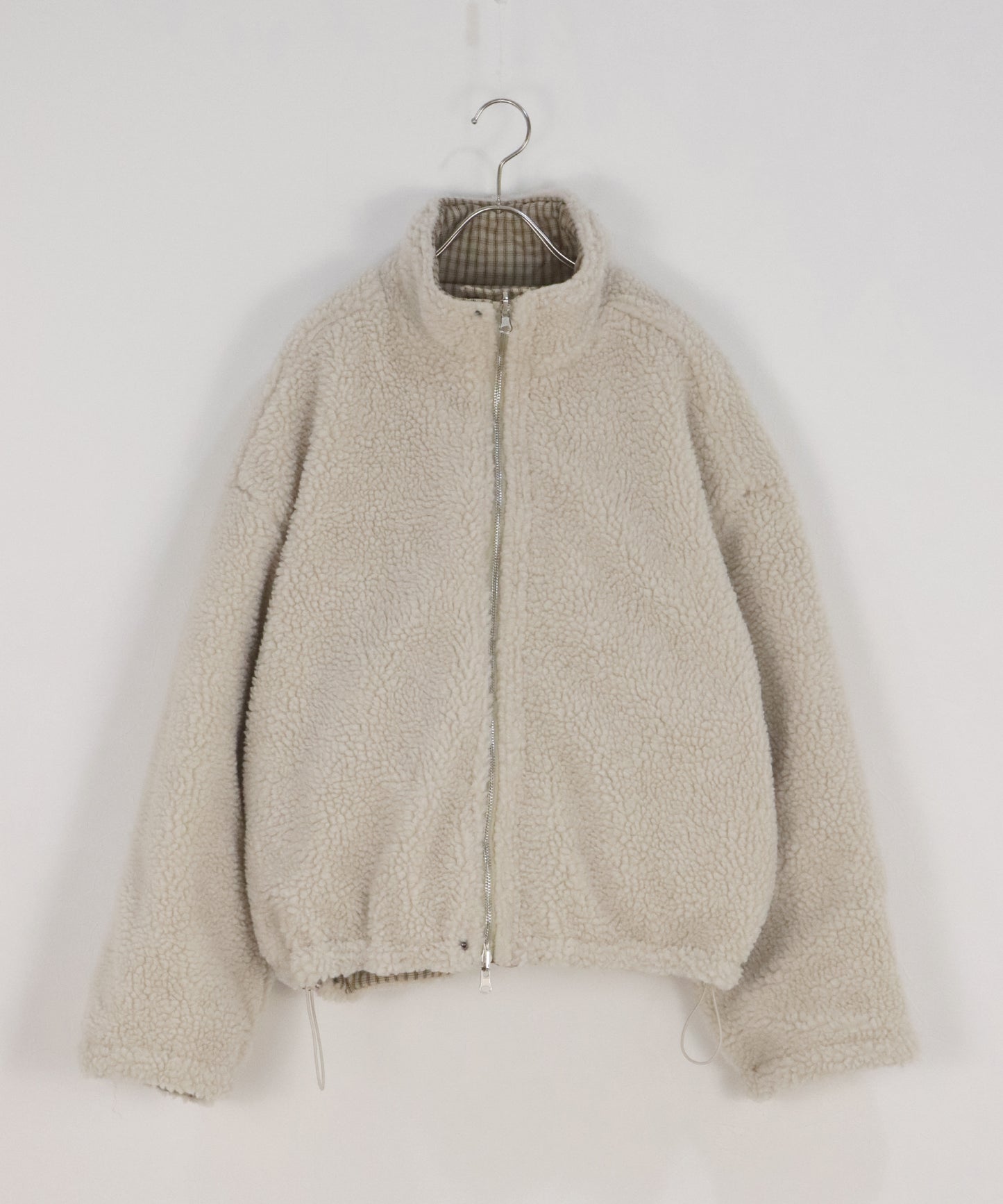 【早割5％OFF】2WAYボアチェックダウンジャケット