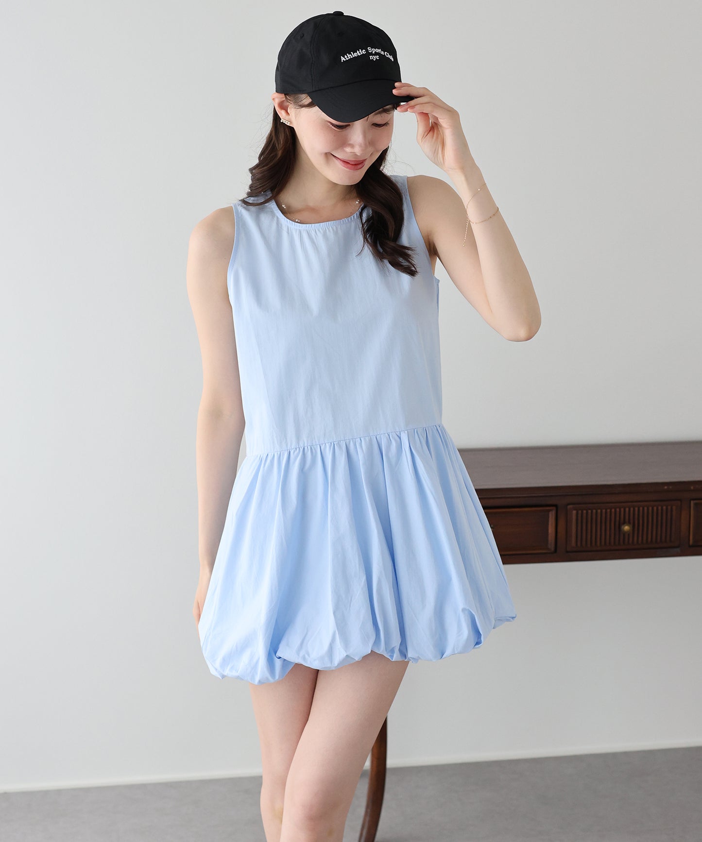 【早割5％OFF】バルーンミニワンピース