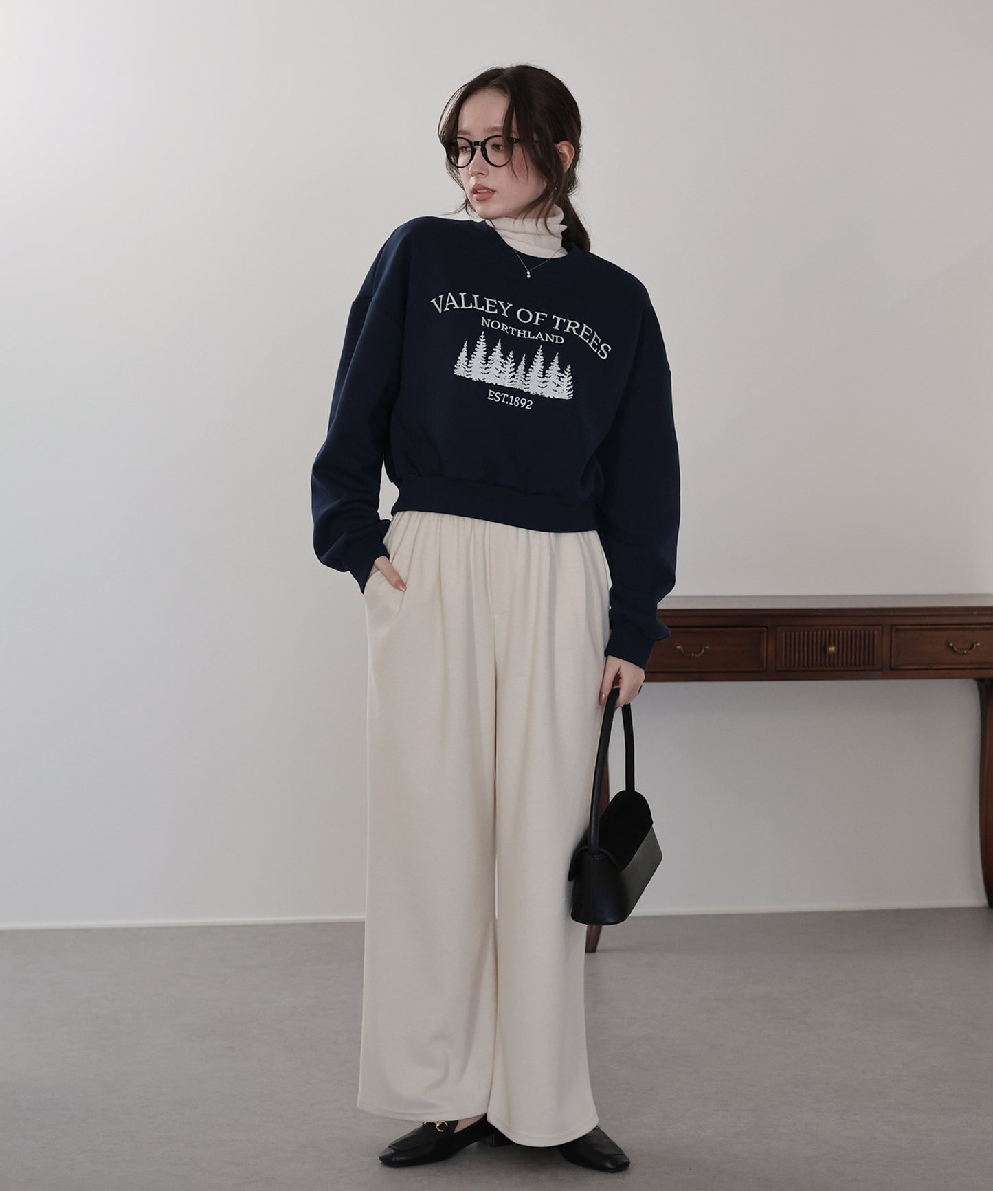 【早割5％OFF】裏起毛フォレスト刺繍スウェット