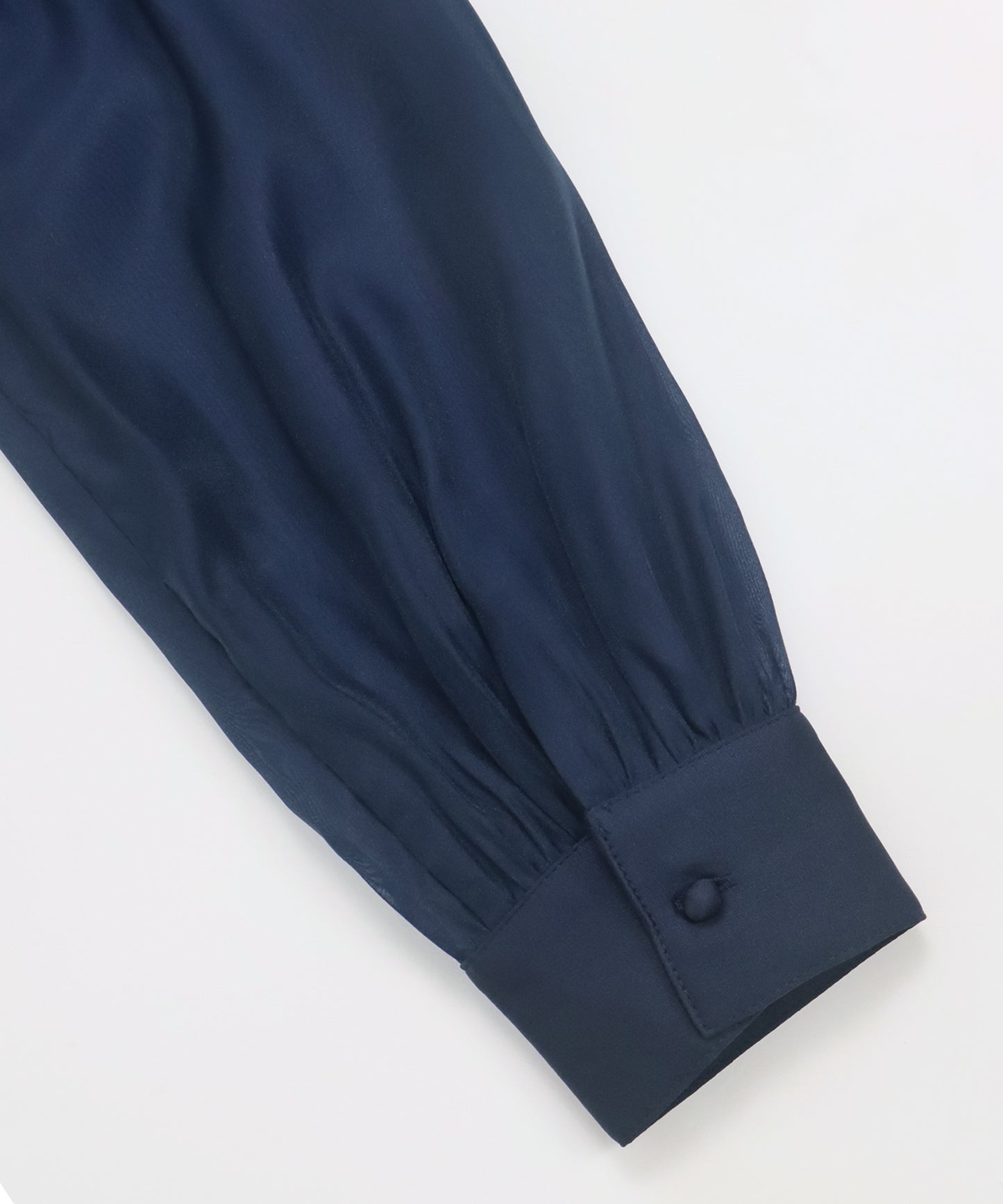 パールモチーフペプラムブラウス＆パンツセット