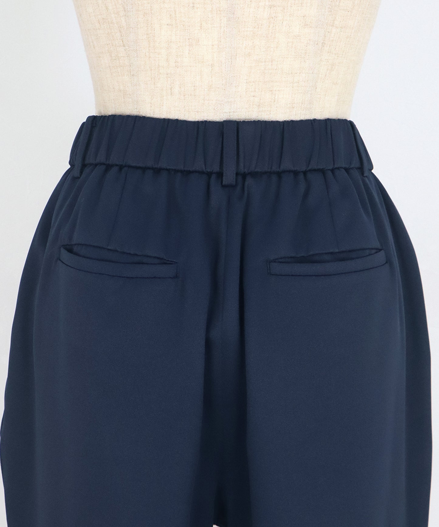 パールモチーフペプラムブラウス＆パンツセット