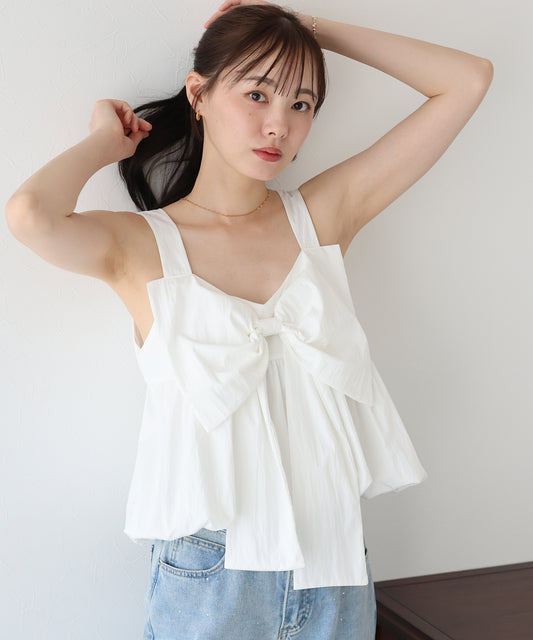 【TIME SALE】2WAYリボンバルーンビスチェ