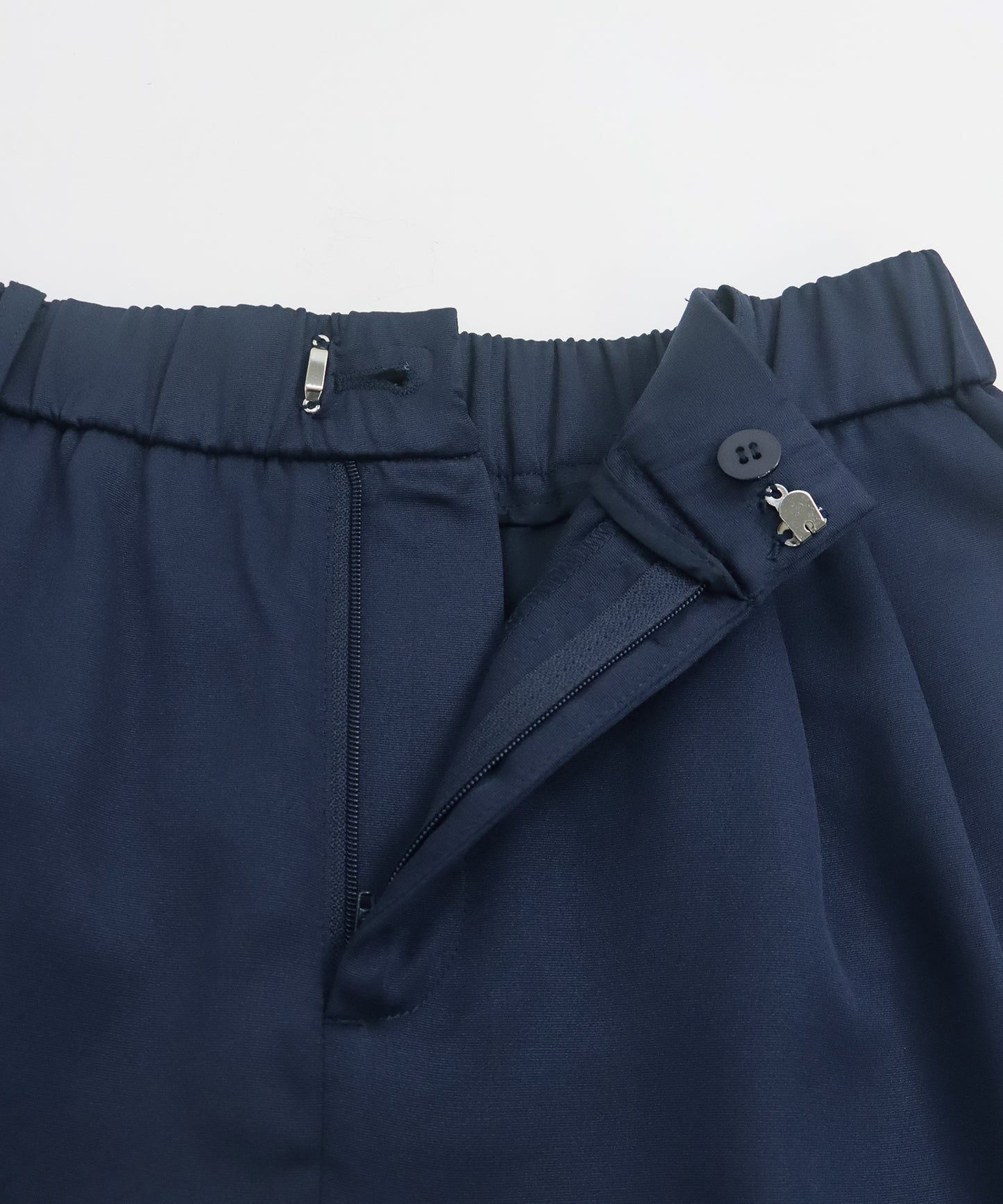 パールモチーフペプラムブラウス＆パンツセット