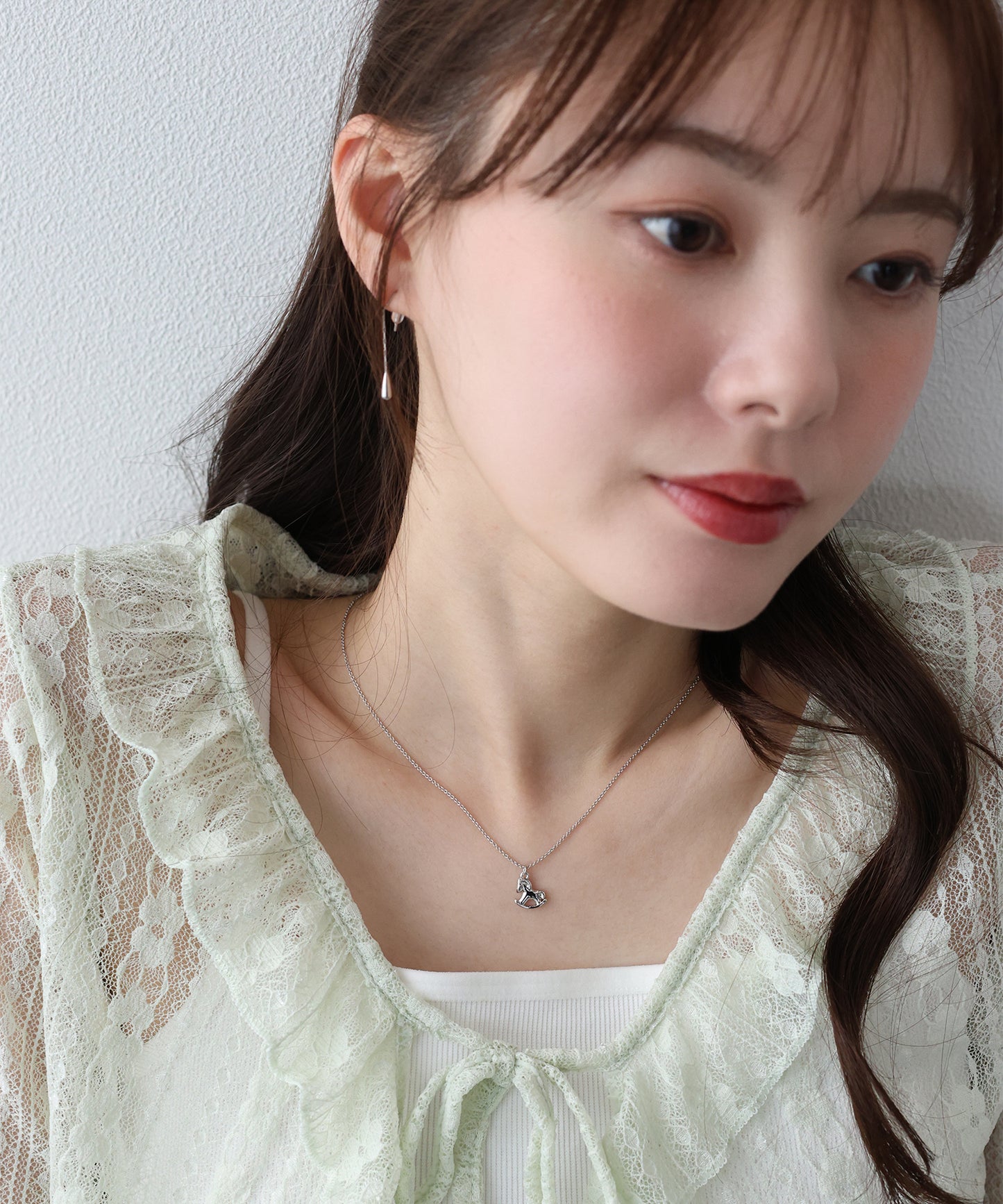 【早割5％OFF】ホースモチーフネックレス / ニッケルフリー【ネコポス】